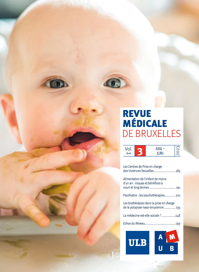 Revue Médicale de Bruxelles 2023;44(3) (c)Shutterstock
